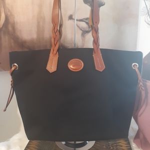 Dooney and Bourke Nylon and Leather Shpper